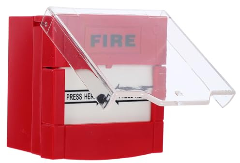 ERINGOGO Botón De Alarma De Emergencia contra Incendios Pulsador Manual Rearmable Interruptor De Reinicio Manual Respuesta Rápida Fácil Instalación Seguridad para Hogar Y Empresa