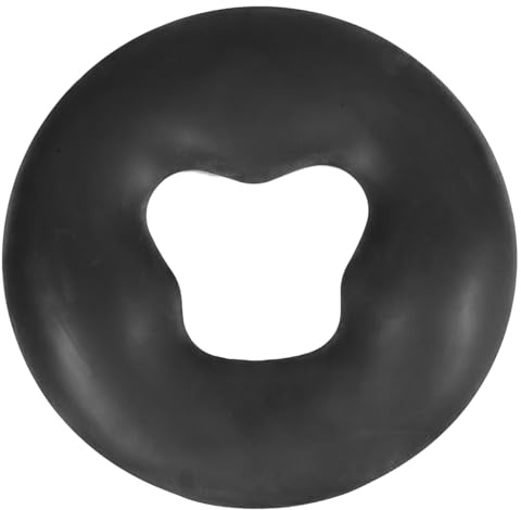 Healvian Oreiller De Massage En Silicone Noir 10.24X10.24X1.10In Coussin Facial Lavable Pour Salon De Beauté Et Lit De Massage Protection Confort RéUtilisable