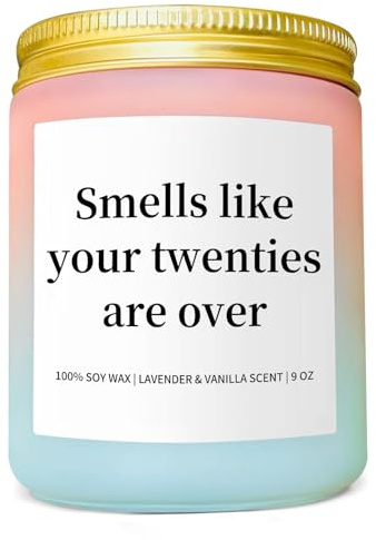 Funny 30th Birthday for Women, 9 Oz Lavender Scented Candle | 30th Birthday, Lavender Scent, 9 Oz