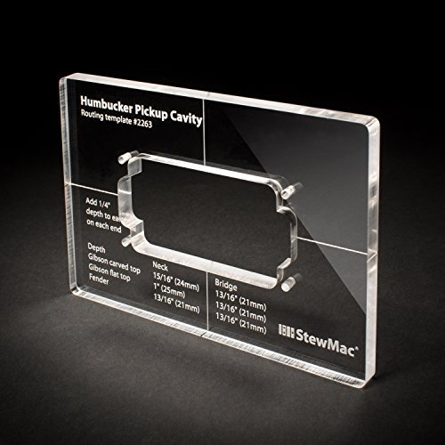 StewMac Pickup Routing Template für Humbucker, für Body Rout, Profiqualität