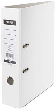 Bantex Ordner A4, 8cm breit, 15% mehr Kapazität als Standardordner, 20er Pack