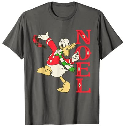 Disney Vintage Donald Duck Noel Holiday T-Shirt T-Shirt