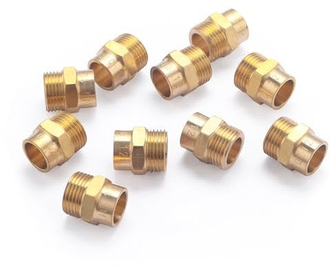 Raccord Laiton à Souder Ø12 - à Visser Mâle 12x17 x10 raccords NOYON & THIEBAULT