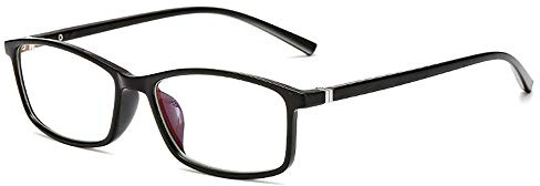 Rongchy Kurzsichtige Brille Gutes Preis-Leistungs-Verhältnis Stilvolle Distanzbrillen Männer und Frauen Kurzsichtige Myopiebrillen Schwarz -1,50 Stärke ** Dies sind keine Lesebrillen **