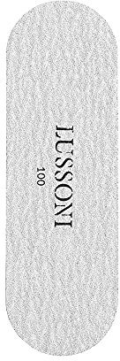 LUSSONI Set Lime Adesive Di Carta Monouso, Grana 100, 30 Pezzi