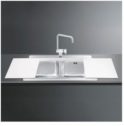 Smeg LI92B Linea Lavello, Acciaio Inox