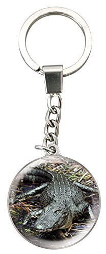 Deluxebase 48446 Magnidome Keychains Crocodile schlüsselringe, bunt, Cocodrilo