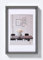 walther design ES080D Steel Style Kunststoff Bilderrahmen 60x80 cm, stahl