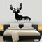 Stickers Muraux Mode Creative Stickers Muraux Cerf Animal Salon Papier Peint Forêt Chasse Passe-Temps Murale 89X80 Cm