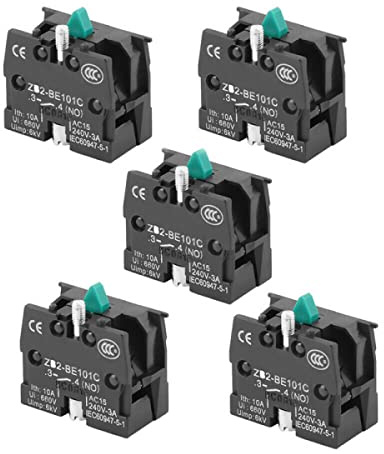 SPORTARC Joystick-Schalter, 10 A, 600 V, ZB2-BE101C/BE102C, ohne NC, 5 Stück