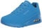 Skechers Women's Uno-Night Shades Sneaker, Blue, 3.5 UK