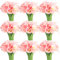 Janinka Künstliche Calla-Lilien, 60 Stück, Großpackung Calla-Lilien, Blumenstrauß für Hochzeit, gefälschter Brautstrauß, Seidenlilienstrauß für Zuhause, Party-Dekoration, 35,6 cm, Rosa