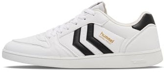 HUMMEL Unisex Handball PERFEKT Sneaker, White/Black, 46 EU