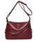ADITAM Klassische Umhängetasche Damen Weiche Vintage Umhängetasche Damen Handtasche PU Leder Umhängetasche Einfache Tragetasche Unterarmtasche Rot Double The Comfort