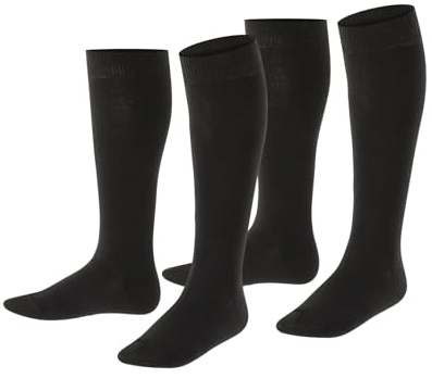 ESPRIT Unisex Kinder Foot Logo 2-Pack Kniestrümpfe Baumwolle atmungsaktiv