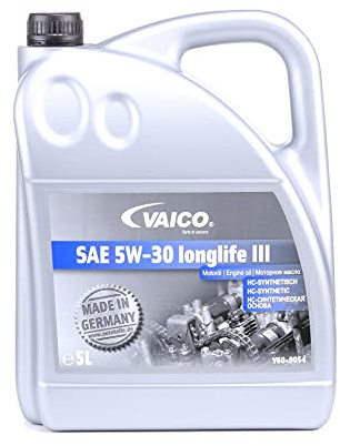 VAICO Motoröl 5W-30 Longlife III Motor Öl ACEA A3/B3 ACEA C3 5L Kompatibel mit VW Golf 7 Schrägheck 5G1, BQ1, BE1, BE2 Golf 4 Schrägheck 1J1 Golf 6 5K1 Golf 5 Schrägheck 1K1 POLO 9N