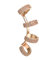 Vogem Rose Gold Ear Cuff Earrings No Piercing Earrings for Women Ear Crawler Earrings Paved Cubic Zirconia Ear Climber Hypoallergenic Jewellery