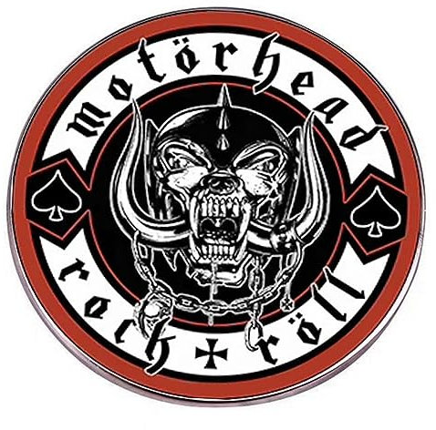 Distrigeek Motorhead Pin's Logo Rock N Roll, Warpig, Collection, Métal émaillé, Musique Groupe Heavy Metal, pour Homme Femme