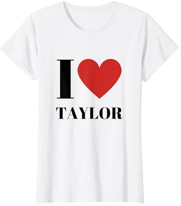 I Heart Taylor Éventail T-Shirt