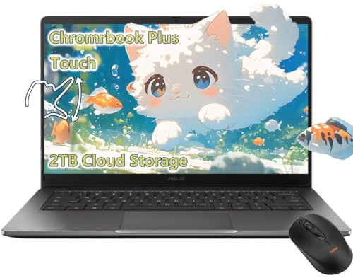ASUS Chromebook Touchscreen Flip Laptop Google Chrome - 14 WUXGA Display Stylus Pen - Tastiera retroilluminata - AMD Ryzen 3 - USB C - Wi-Fi 6 - Lunga durata della batteria - Webcam - HDMI (8GB RAM
