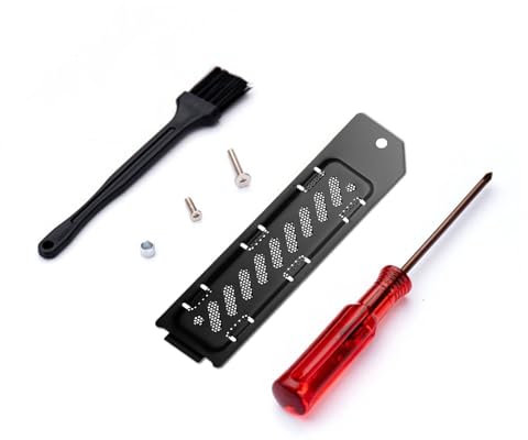 Wizoowip Dust-proof Cover with Breathable Hole High Performance Dust Sure Here's A Product Title for Listing Ps5 Slim M.2 Ssd Aluminum Alloy Heat Dissipation Black