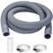 Bordhap Drain Hose Extension for Washing Machines,2M Drain Hose Universal Washing Machine Hose,Drain Hose Dishwasher Extension