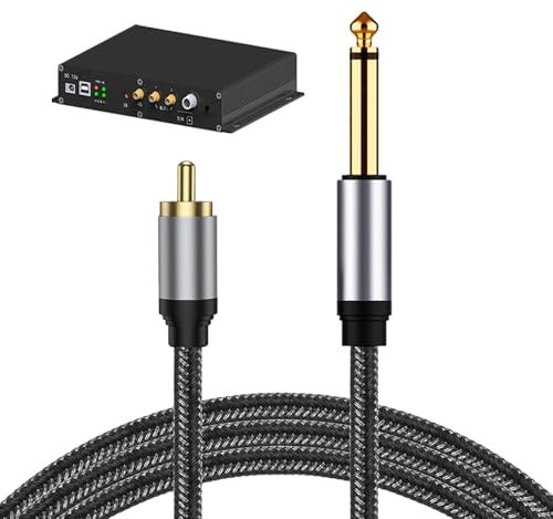 Nuyhadds Cavo Audio, Cavo Audio Per Chitarra Plug, Cavo Audio Con Connettore Per Cuffie Robusto, Jack Stereo Coassiale, Cavo Audio Aux, Cavo Audio Adattatore Per Cuffie, Cavo Audio Ausiliario Per Con