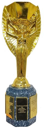 HLUONGTN Trofeo, Jules Rimet Trophy Replica Coppa Del Mondo Trofei Alati Vittoria Coppe Premio Calcio Souvenir