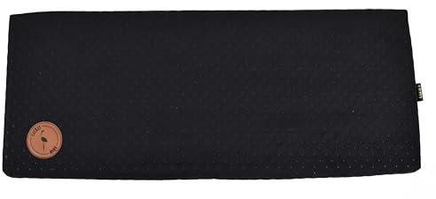 Prime Cat Window Lounger for Cats, Windowsill with a Non-Slip Backing, Cat Bed Window Sill Made in European Union (Black Quilted, 70 x 27 x 3 cm)