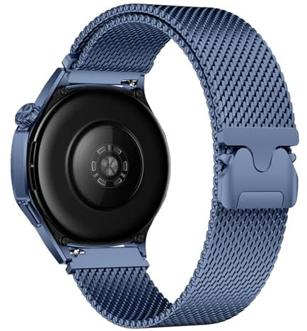 ZZMY Bracelet de montre 22 mm en acier inoxydable compatible avec Garmin Venu 3 45 mm/Venu 2 45 mm, pour Huawei Watch GT5 46 mm/GT4/GT3/GT2 46 mm, en maille magnétique en métal, pour homme et femme