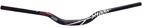 31,8 mm Mountainbike-Lenker, Hubhöhe 55 mm, Aluminiumlegierung, XC/AM/MTB, Riser-Lenker, 780 mm breit, MTB-Lenker (weiß)