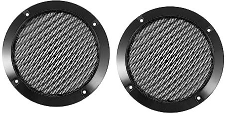 SHINEOFI 2stücke Schutznetze Für Lautsprecher Subwoofernetze Lautsprecherschutz Haushaltsschutznetze Subwoofer-umbauzubehör Mit Löchern Für Einfache Befestigung
