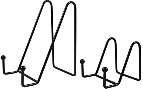 DINHEAROM 2stücke Metall-displayständer Für Fotos Bücher Und Kleine Kunstwerke Kreative Platte Display Rack Gericht Halter Desktop Decor Zur Aufbewahrung Von Bilderrahmen Und Dekorativen