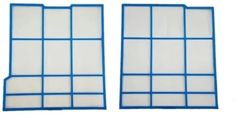 Filtre professionnel pour climatiseur, cadre en plastique avec maille fine, compatible avec Panasonic et Hitachi (J: 29,8 x 31,5 cm et 28,5 x 31,5 cm)