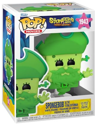Funko Spongebob Schwammkopf The Spongebob Movie - Spongebob As The Flying Dutchman (Glow in the Dark) Vinyl Figur 1943 None