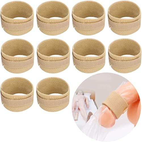 Paquete De 10 Fijadores De Catéter Externo Masculino, Antideslizantes, Ajustables For Incontinencia Urinaria Masculina, Correa De Soporte De Tela Elástica Suave Reutilizable.(10 belt)