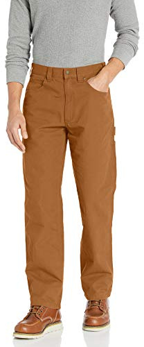 Amazon Essentials Men's Relaxed-Fit Carpenter Utility Trousers with Tool Pockets - Discontinued Colours