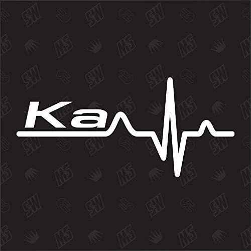 Ka Herzschlag - Sticker für Ford