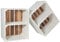CHICCIE 2 Set Holzkiste Grete Weiß Geflammt 50x40x30cm - Kurzes Regal Weinkisten