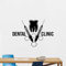 myrockshirt Dental Clinic Wandtattoo Decal Stomatology Vinyl Aufkleber Kunst Dentist Dekor Wandtattoo,Frei Farbwahl, Autoaufkleber,Lack,Scheibe, UV&Waschanlagenfest, Profi-Qualität