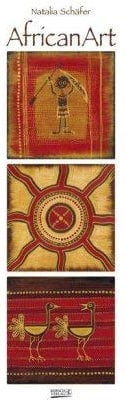 AfricanArt - Kalender 2021 - Hochformat - Natalia Schäfer - Korsch-Verlag - Kunstkalender - Vertikal-Kalender mit Triplets - 29 cm x 68,7 cm
