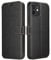 ELESNOW Case for iPhone 12 Mini, Premium Leather Flip Phone Case Cover with Magnetic Closure Compatible with Apple iPhone 12 Mini- 5.4 inch (Black)