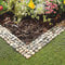 Coopers of Stortford - Stone Border Edging - Real Pebble Garden Edging - Decorative Path & Flower Bed Border - Easy to Lay & Maintain - Set of 4