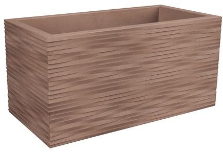 NICOLI Vaso Elegance CASSETTONE 60X30 H30 Avana