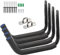 BISEBIN Kayak Racks for Outdoor Storage, Garage Paddle Board Wall Mount, Heavy Duty Wall Hooks for Canoe, Ladder, Bicycle, Folding Chairs, Surfboard, Snowboard, Hose and Tools