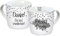 Tasse Bester Papa silber 300ml, Bunt