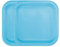 WedDecor Confezione da 16 Piatti di Carta, 17,8 x 17,8 cm, Piatti Quadrati di Carta Resistenti e USA e Getta, Perfetti per Picnic,Baby Shower, Matrimoni ed Eventi di Natale, Colore: Blu Polvere