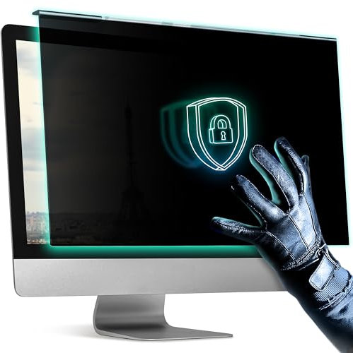 Acrylic 24 Inch Computer Privacy Screen Filter Compatible With 24 inch iMac (2021, 2022, 2023, 2024, M1, M3, M4) - 21.5 x 12.6 (547 x 320mm) - Monitor Frame Hanging Type