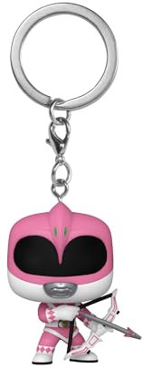 Funko Pop! Keychain: Mighty Morphin Power Rangers 30th - Pink Ranger - Power Rangers TV Novelty Keyring - Collectable Mini Figure - Stocking Filler - Gift Idea - Official Merchandise