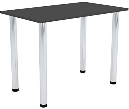AKKE Esszimmertisch 65 cm x 65 cm Esstisch Kleiner Tisch Küchentisch Schreibtisch Dining Table Esszimmermöbel Chrombeine
